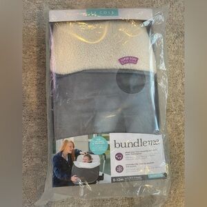 JJ Cole Gray and Cream BundleMe Infant Stroller Cover